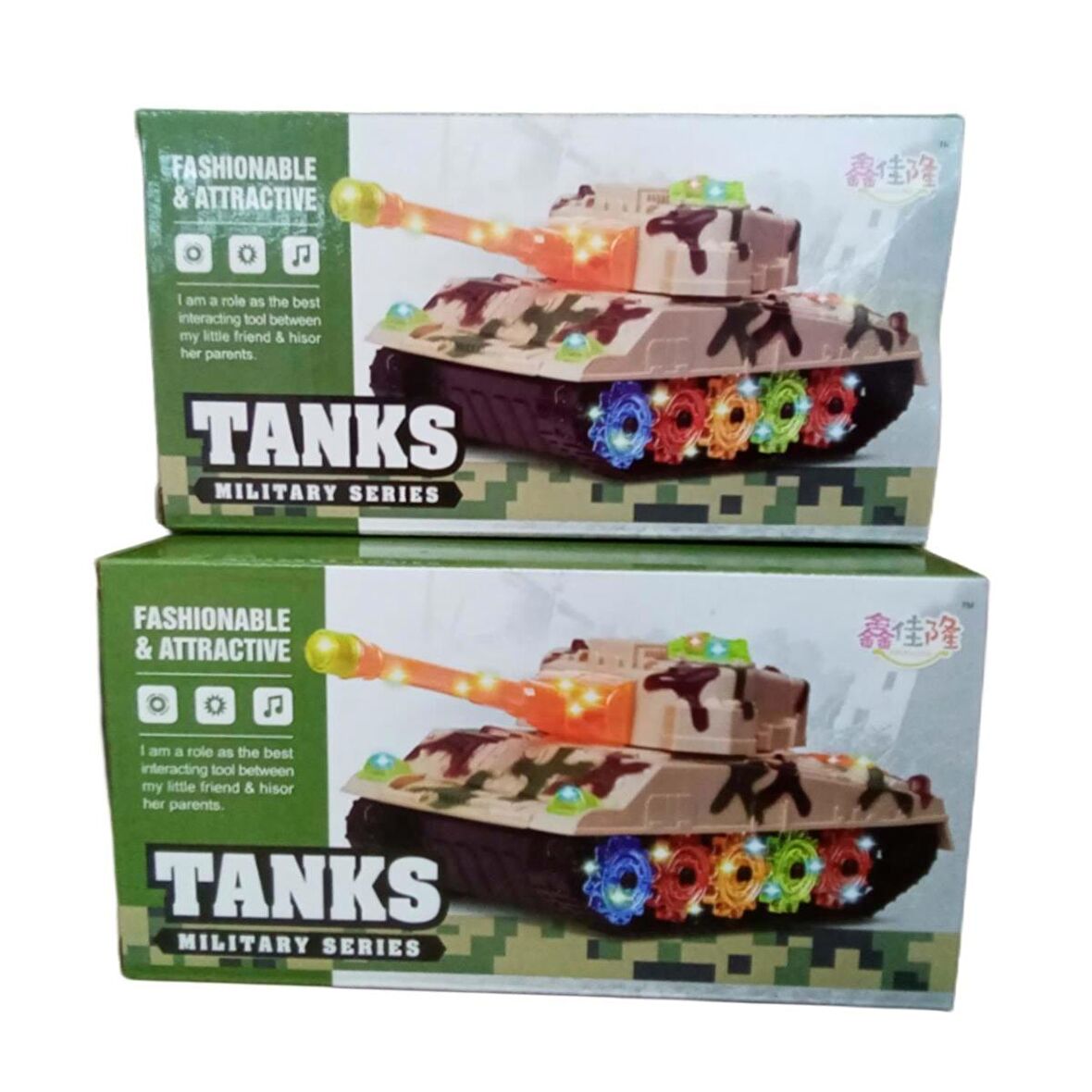 Tank Işıklı Sesli Pilli Cansu