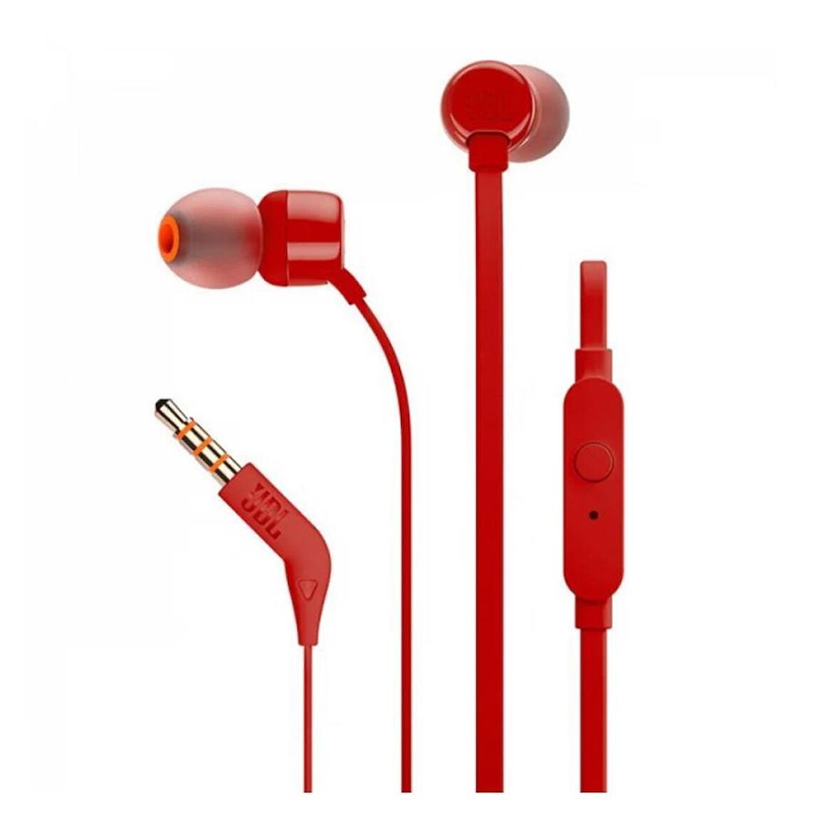 JBL T110 Mikrofonlu Kablolu Kulak İçi Kulaklık Kırmızı 