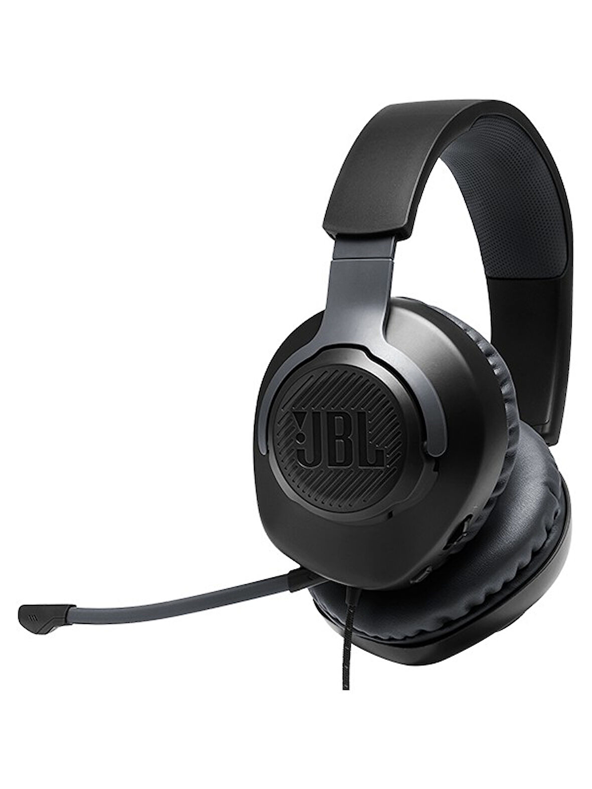 JBL Quantum 100 Çıkarılabilir Mikrofonlu 3.5mm Gaming Kulak Üstü Kulaklık - Siyah OUTLET