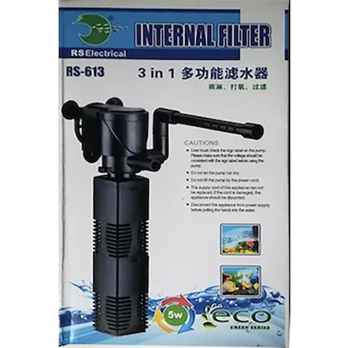 WP-2200F Akvaryum İç Filtre 1000 L/H