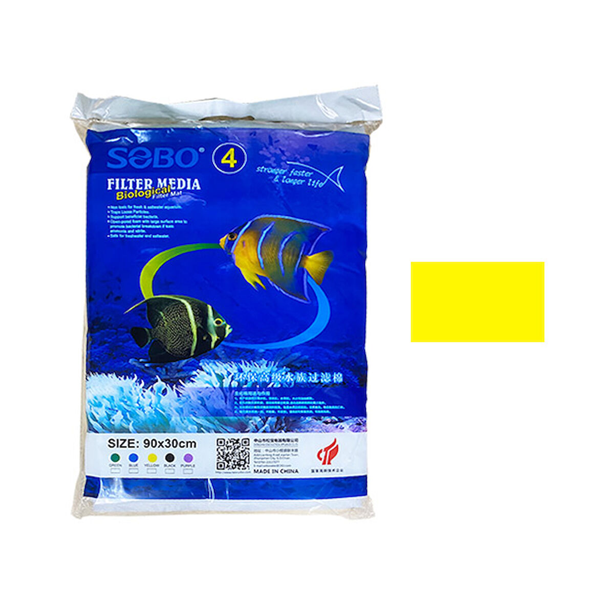 Sobo Filtre Süngeri 90x30x2 Sarı