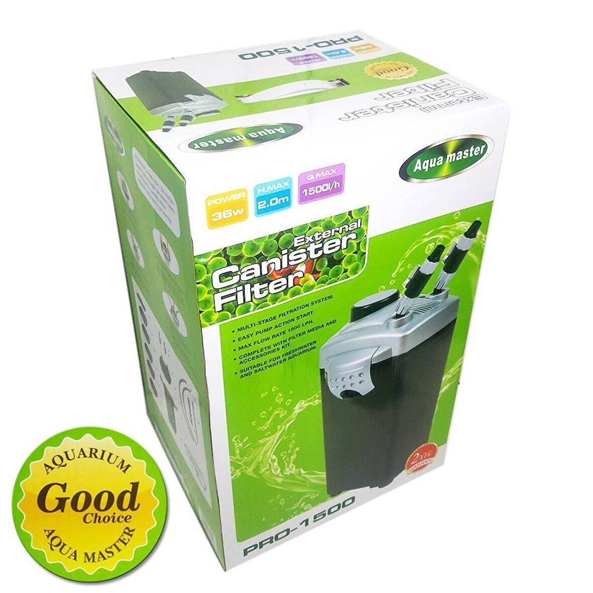 PRO-1500 AQUA MASTER DIŞ FİLİTRE 1500 LT
