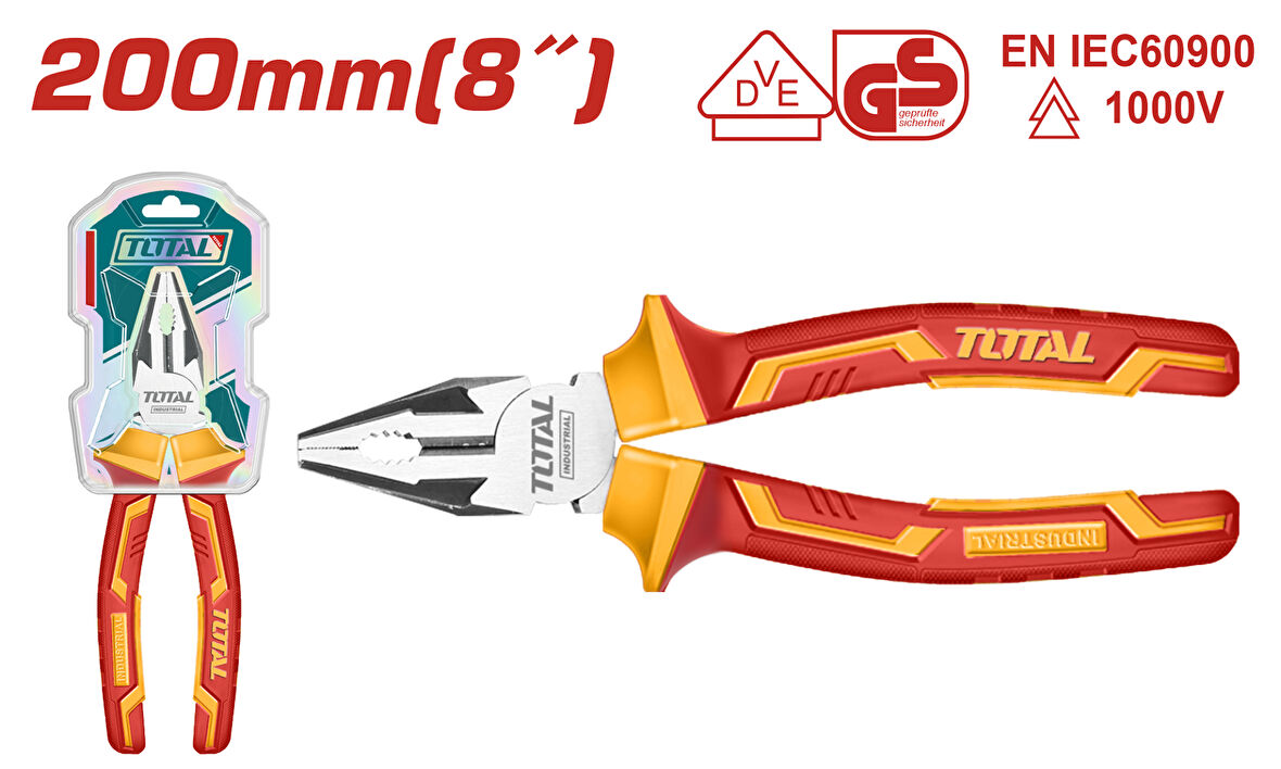 TOTAL VDE İZOLELİ PENSE 200MM THTIP2181