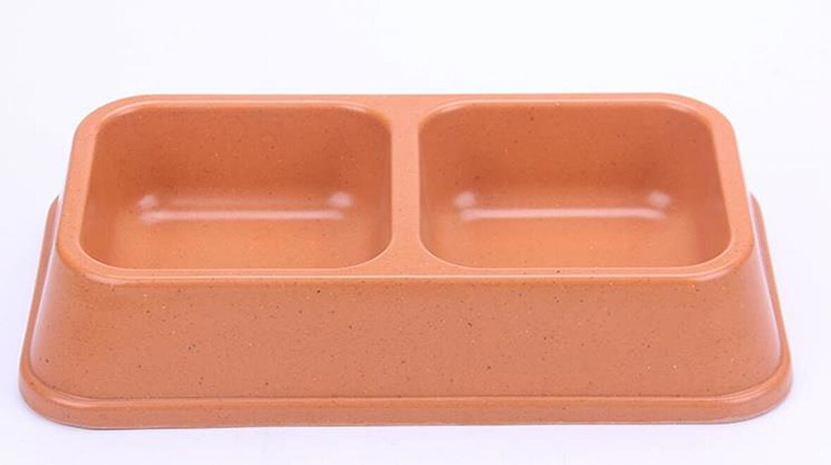 Bamboo İkili Mama ve Su Kabı BO-3028Z (470 ML x 2)