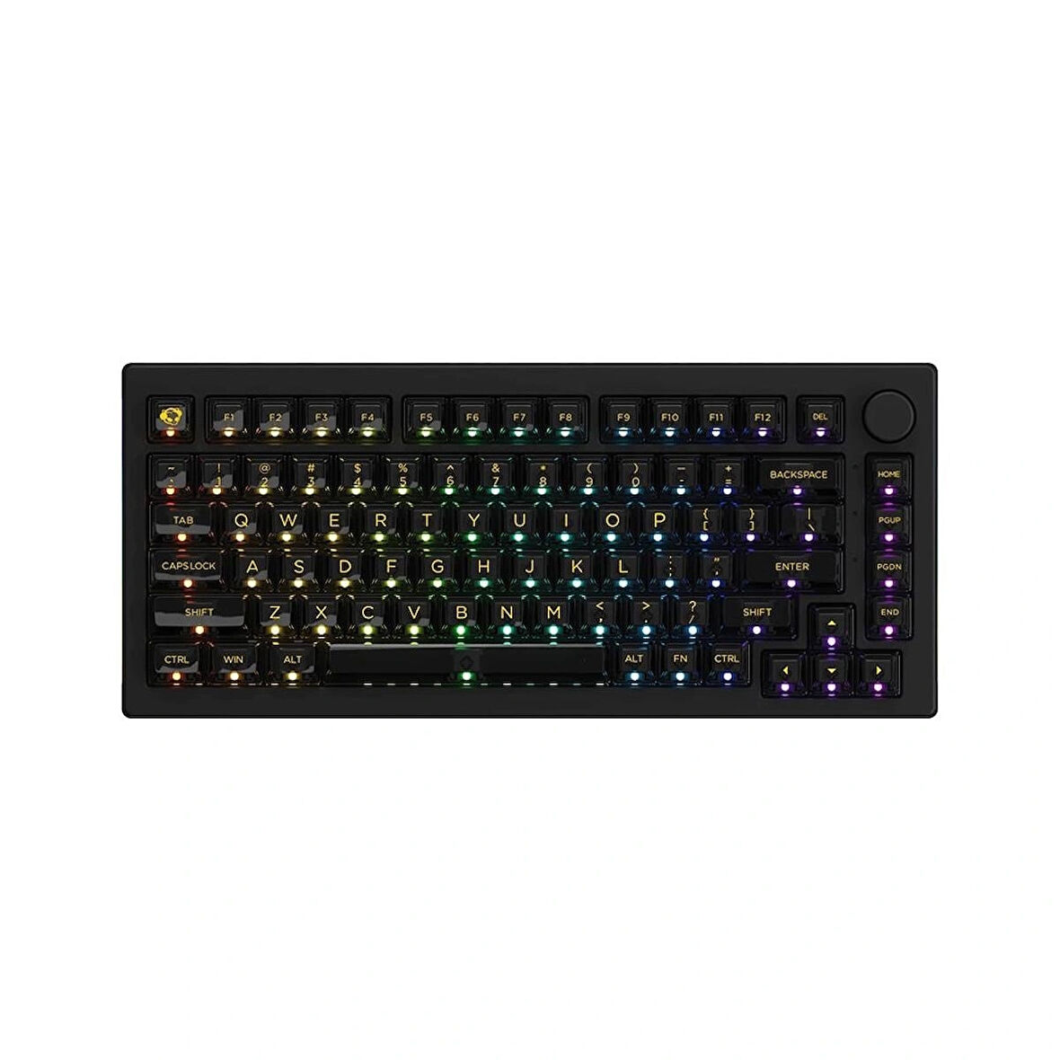 AKKO 5075B Plus Shine-Through Black RGB Kablosuz Hotswap Mekanik Gaming Klavye