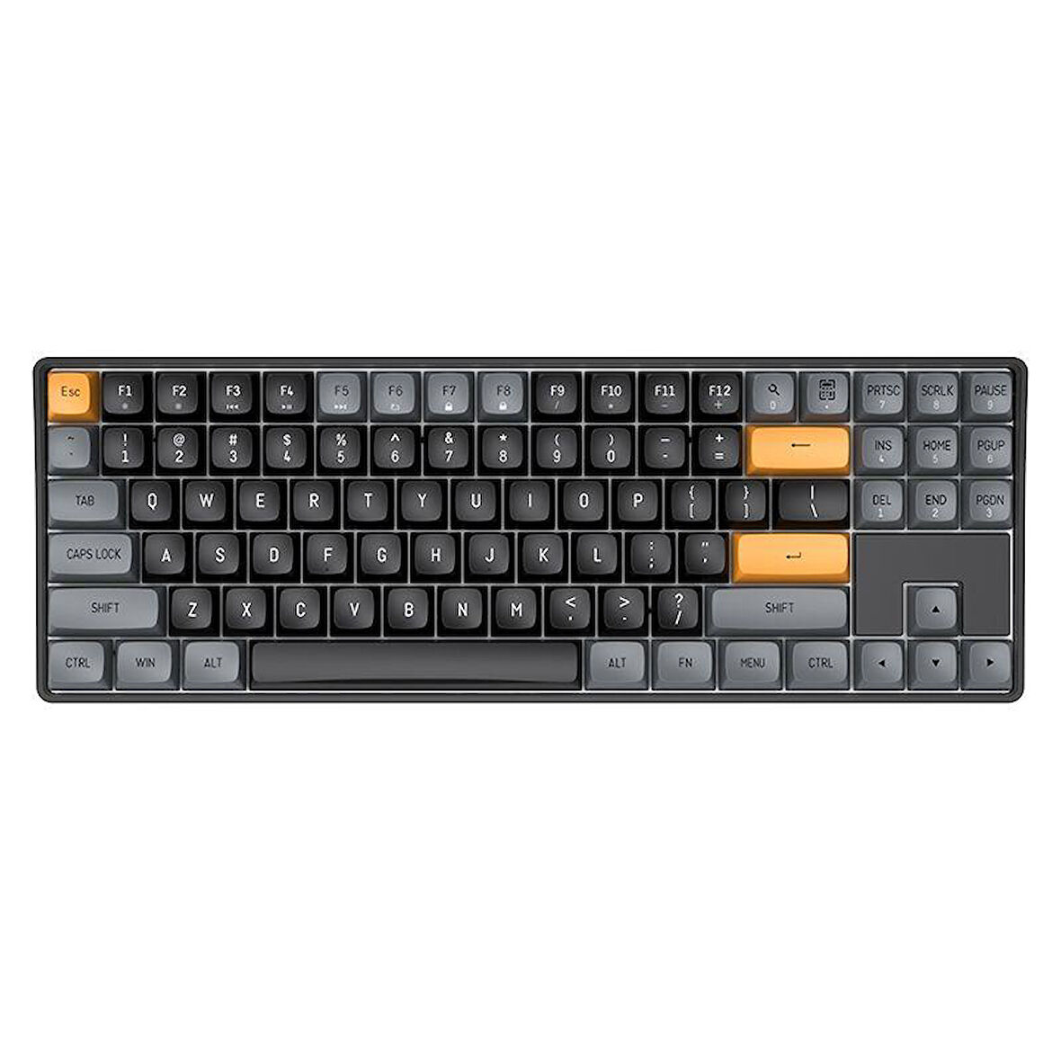 AIGO A87 Brown Sugar Yellow Switch Mekanik Kablosuz Gaming Klavye (İngilizce)