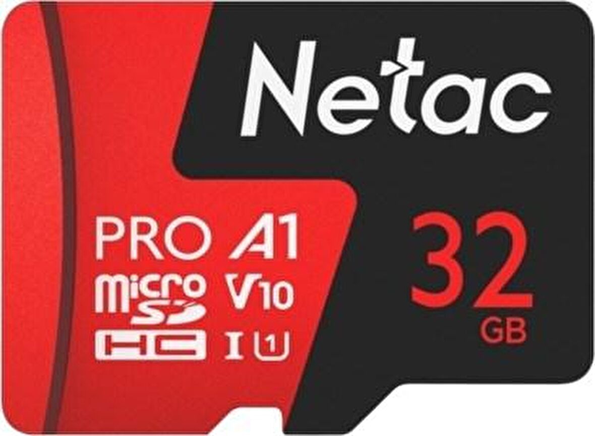 Netac 32GB Microsdhc Hafıza Kartı V10/A1/C10 NT02P500PRO-032G-R