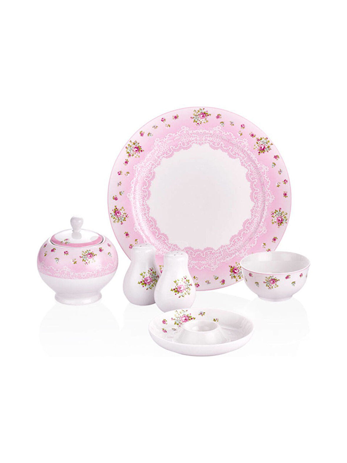 Bernardo Taffy 6 Kişilik 21 Parça New Bone China Kahvaltı Takımı