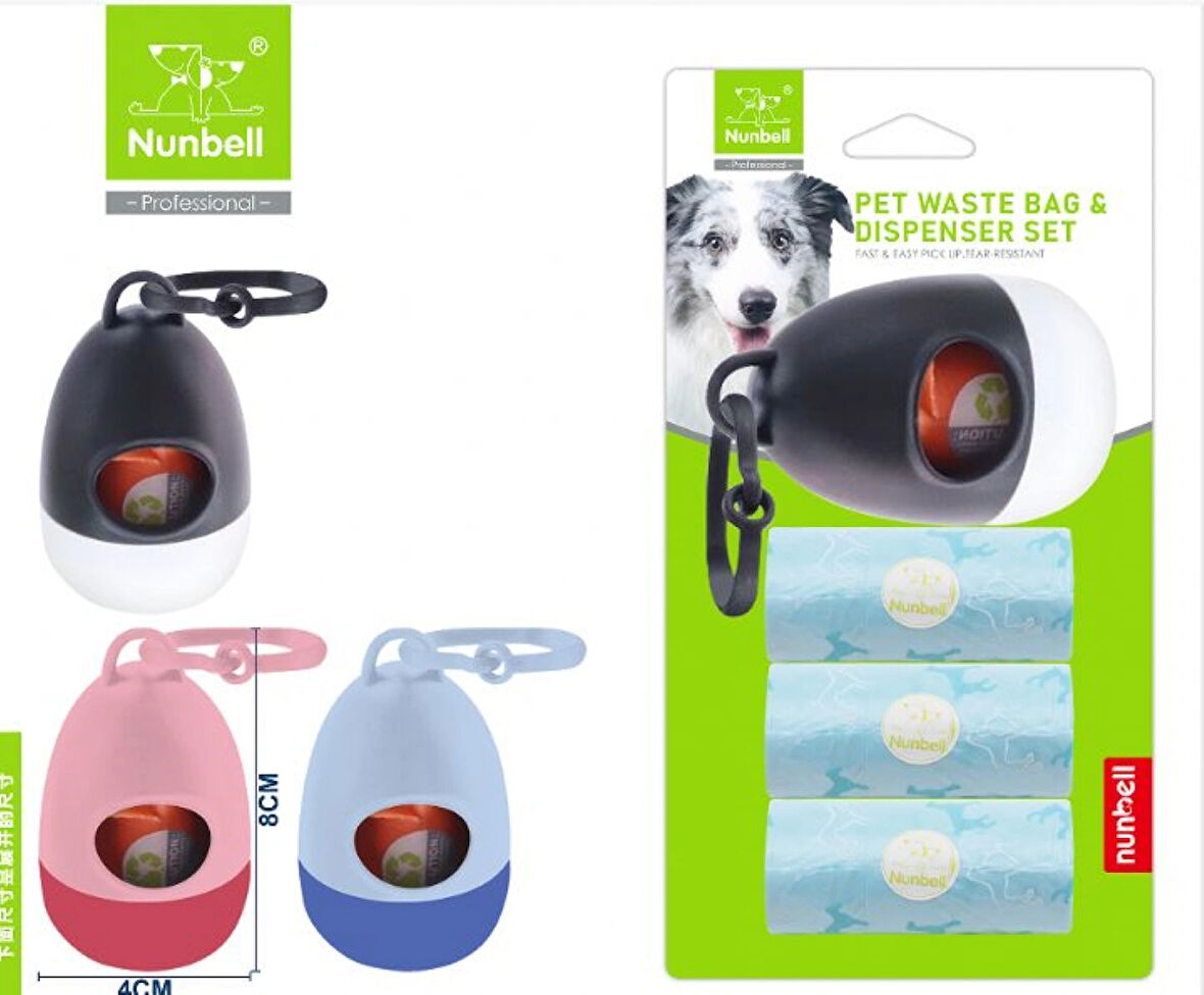 Nunbell Tuvalet Poşet Kutusu + 3 Rulo