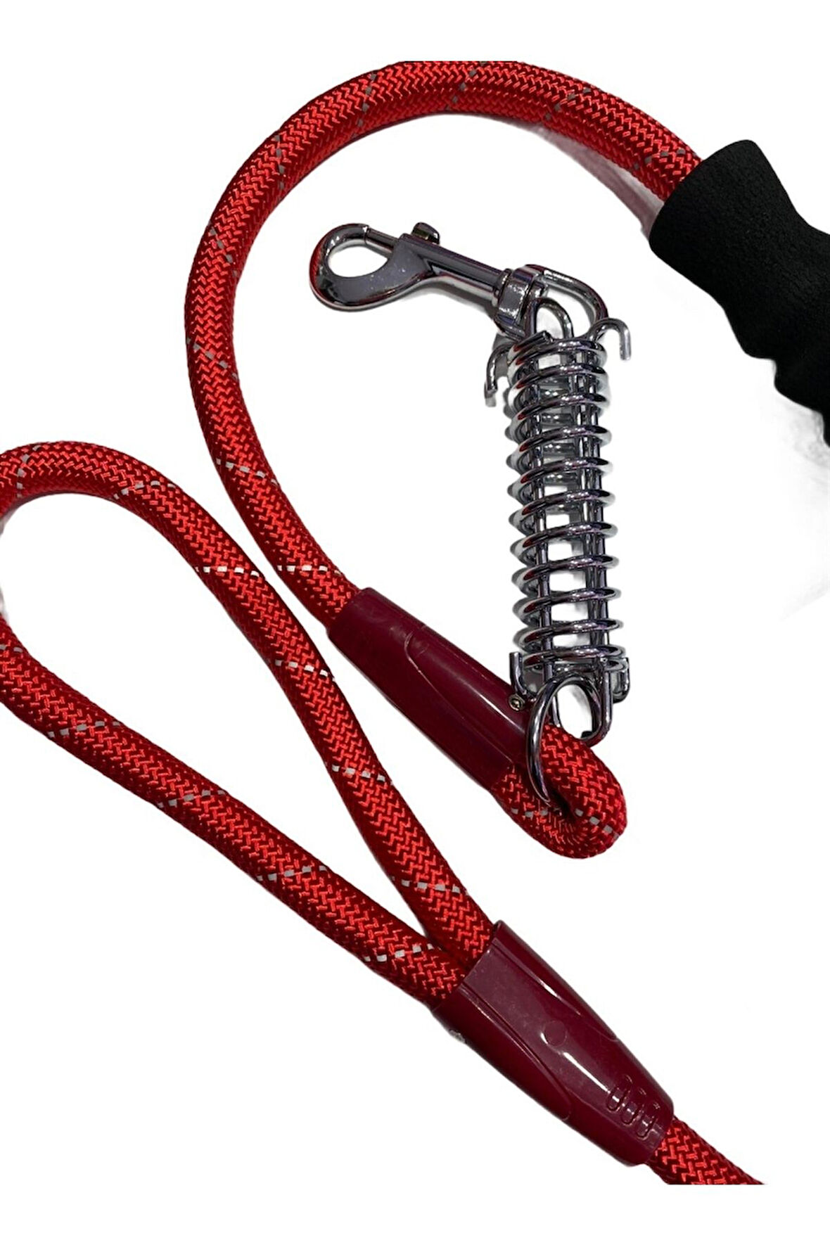 Nunbell Renkli Fitil Köpek Gezdirme Yaylı 12mm*120cm