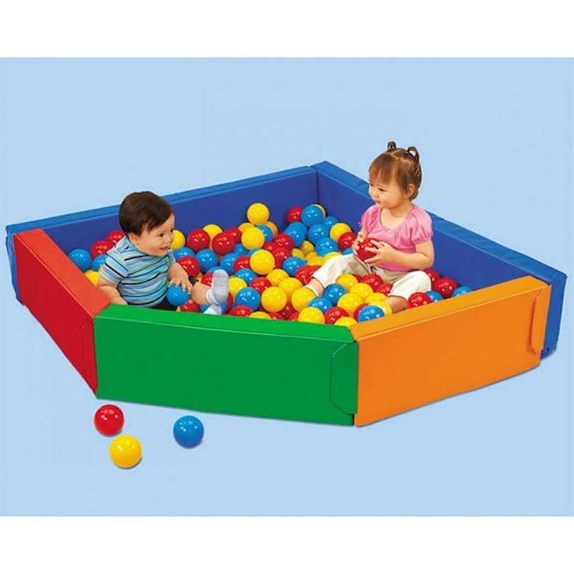 Softplay Köşe Top Havuzu 155x155 cm