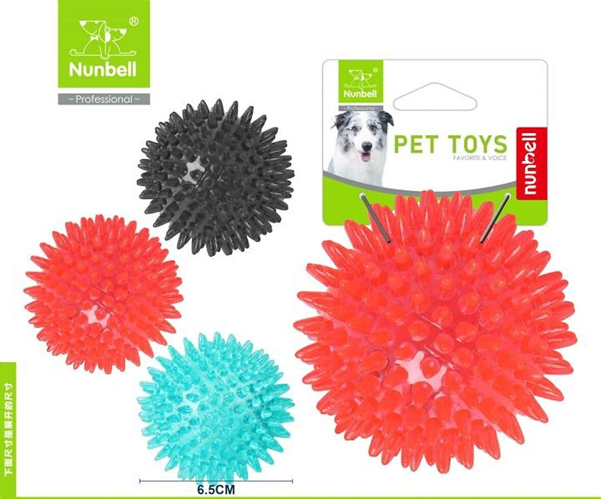 Nunbell Kirpi Top S, 6,5 Cm, 1 Adet