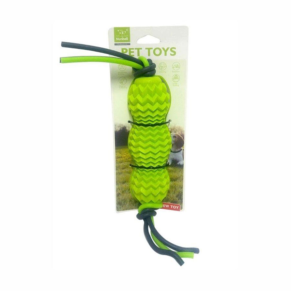 Nunbell Plastik Köpüklü Fıstık Köpek Oyuncağı