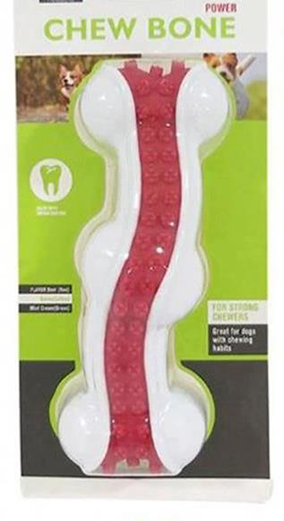 Nunbell Köpek Oyuncağı Aromalı Dolgulu Kemik Large