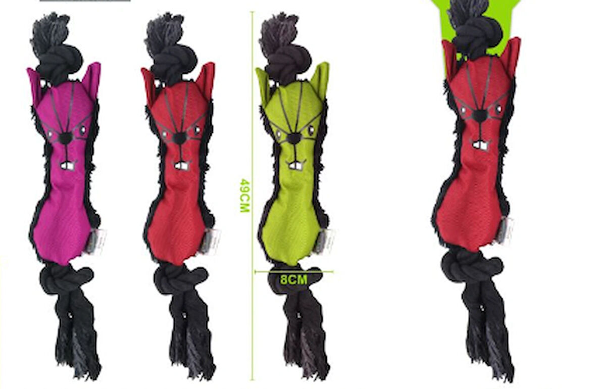 Nunbell Sesli, Dayanıklı Kumaş Köpek Oyuncağı 50 cm