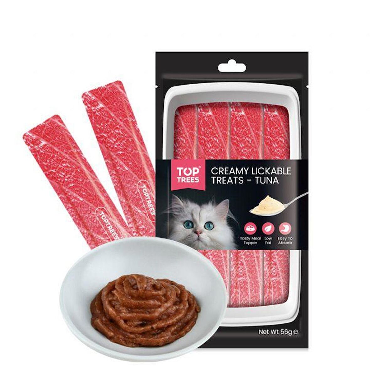 Top Trees Kedi Ödül Krem Tuna 4x14gr