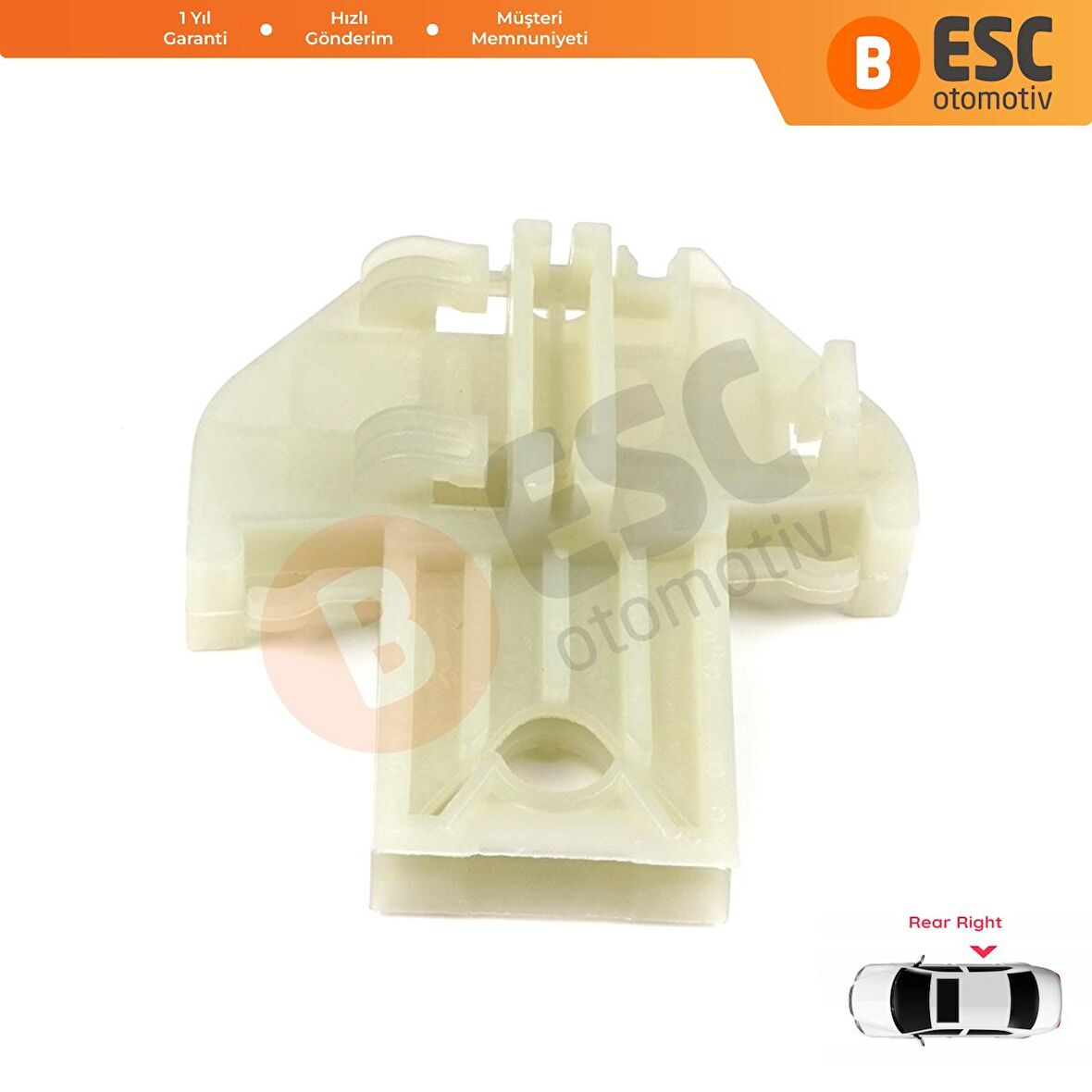 Ford Focus 1998-On İçin Arka Sağ Kapı Cam Kriko Klipsi RBF491702