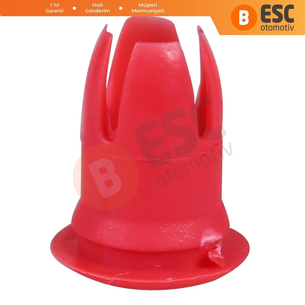 Mercedes için 10 Adet Plastik Klips Kırmızı 0019882081