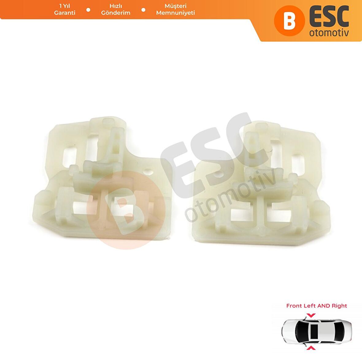 BMW X5 E53 1999-2007 İçin Ön Sol veya Sağ Kapı Cam Kriko Klipsleri