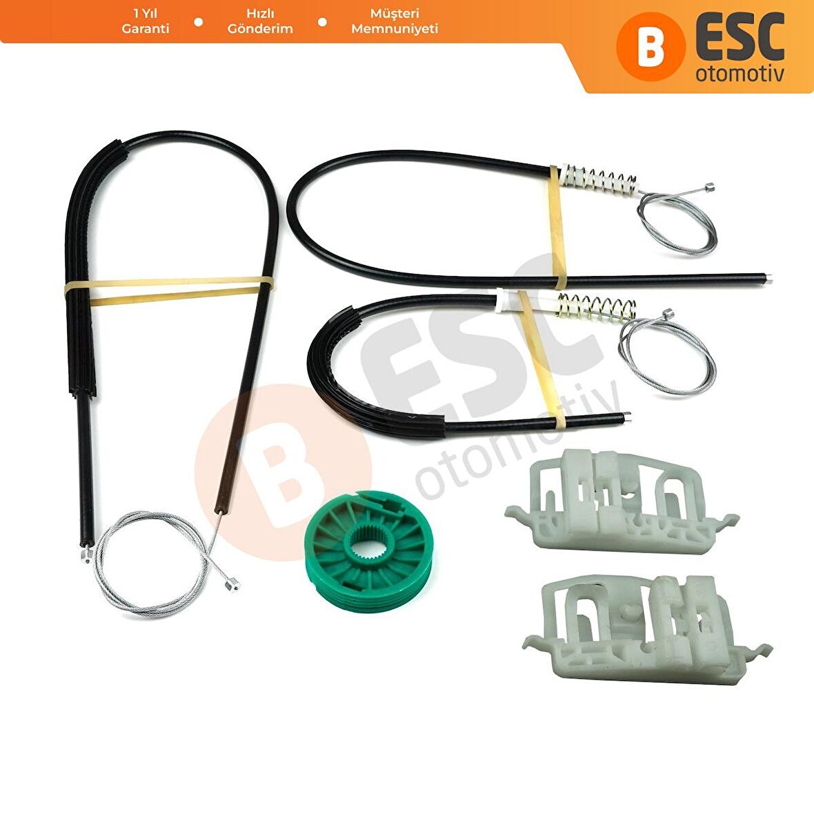 Ford Fiesta Fusion 2002-2008 Coupe İçin Ön Sağ veya Sol Cam Kriko Seti 2S51B045H17A