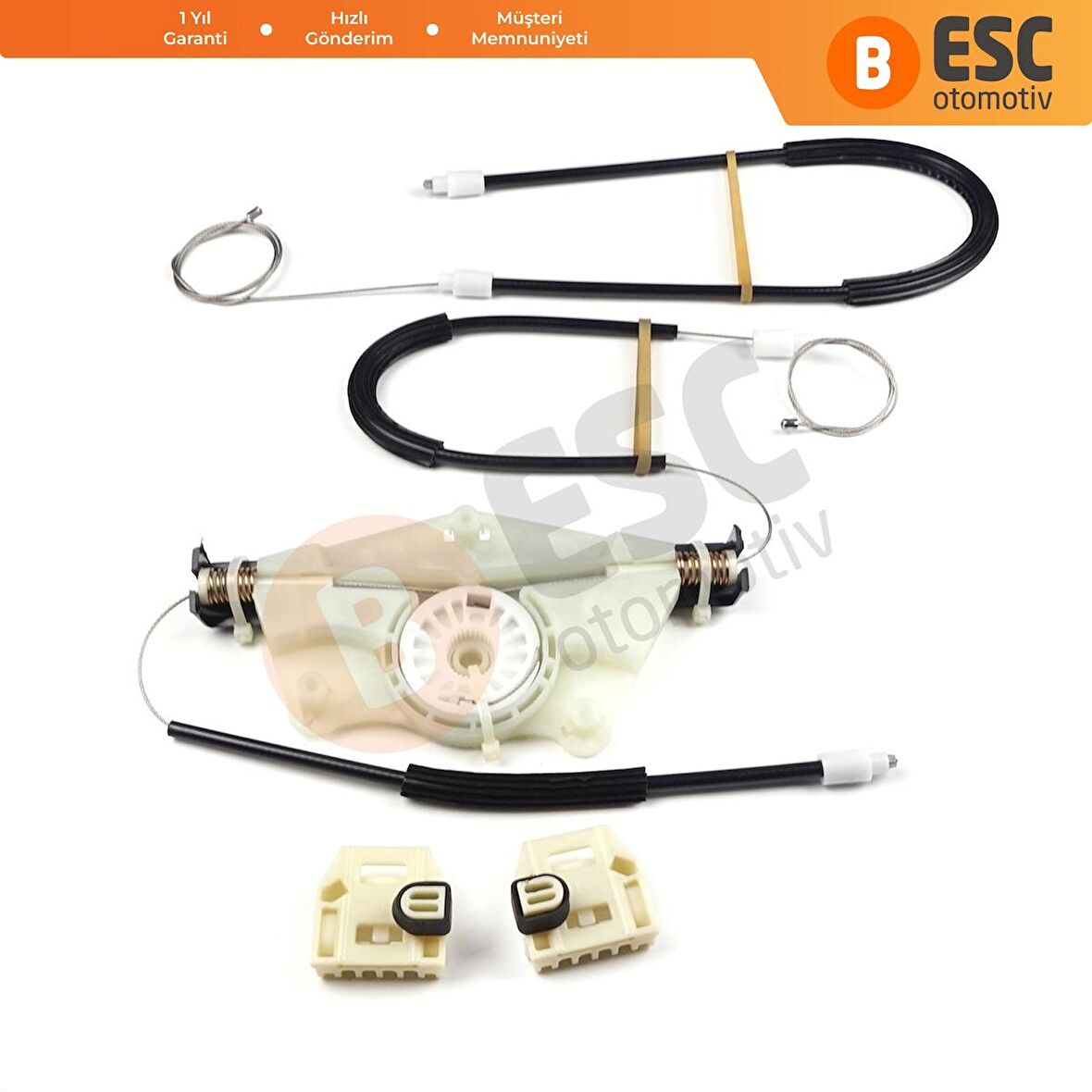 Skoda Fabia MK1 İçin Ön Sağ Kapı Cam Kriko Seti 6Y1837462