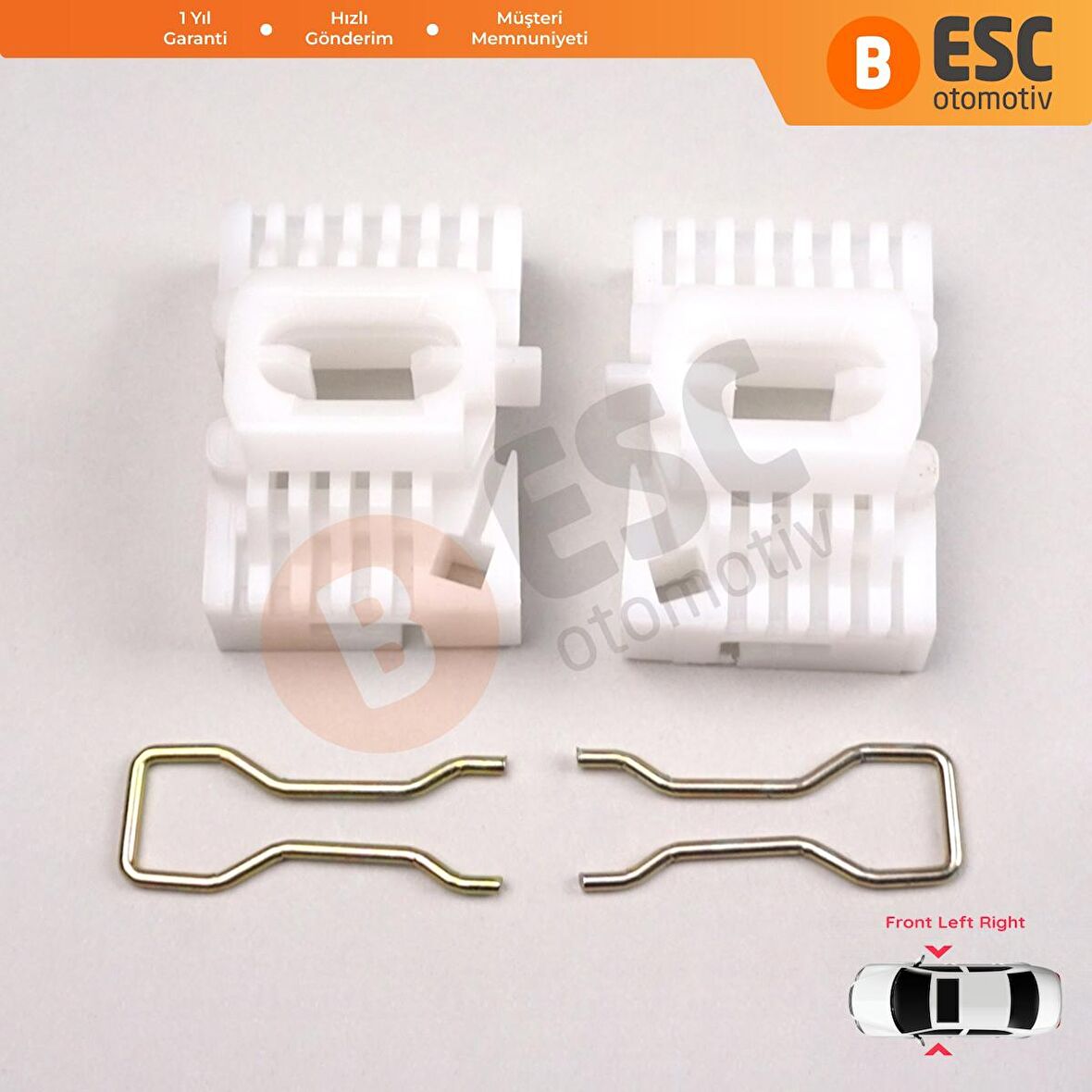 Chrysler Voyager İçin Ön Sol Sağ Kapı Cam Kriko Klipsleri