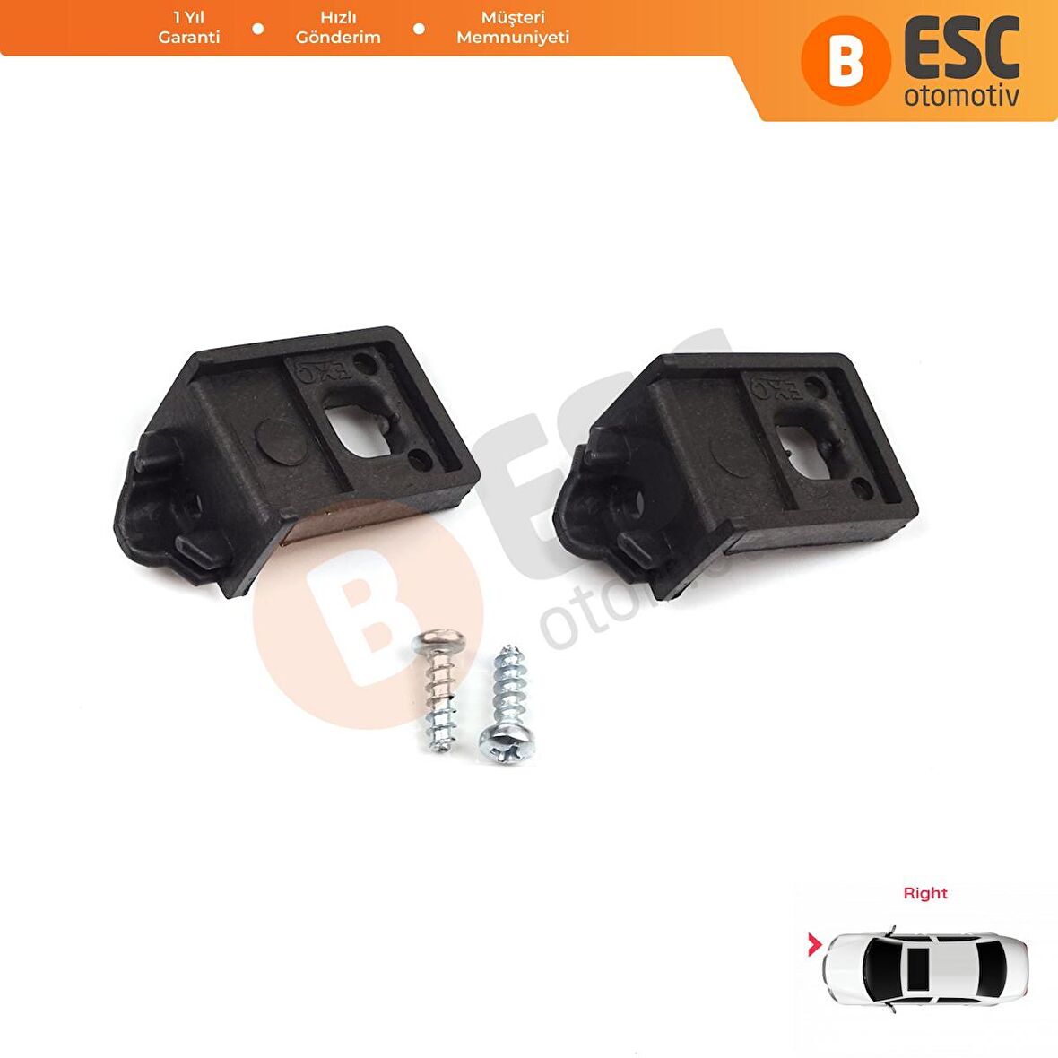 VW Touran MK1 2003-2010 Caddy MK3 2004-2010 1T0998225 İçin Sağ Ön Far Ayak Tamir Seti