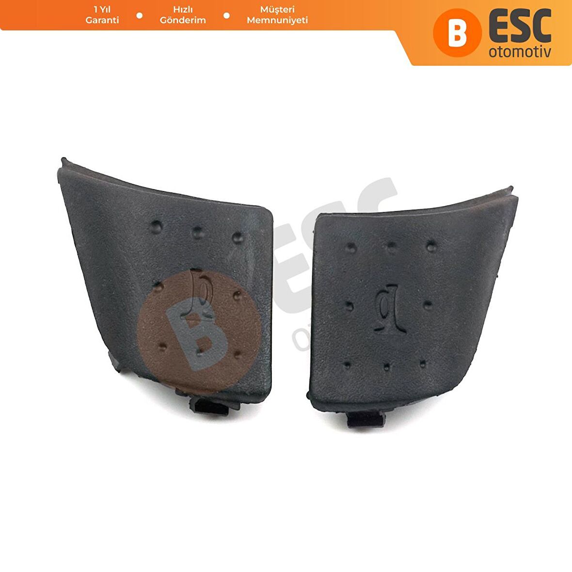 Opel İçin 2 Adet Sağ ve Sol Taraf Direksiyon Korna Düğmesi Kapağı