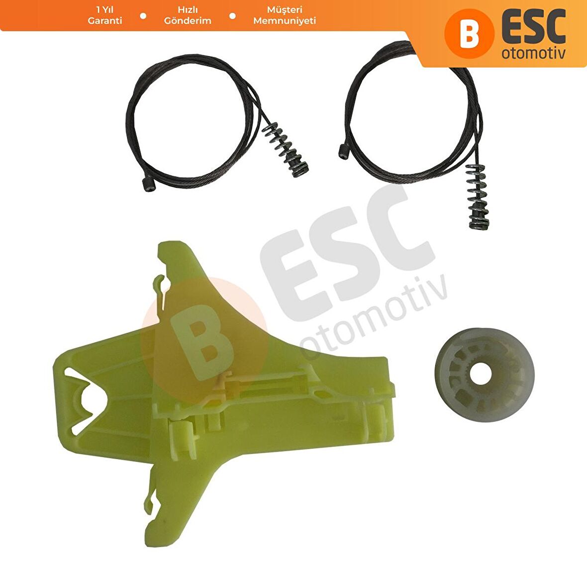 VW Tiguan (5N) 2007-On İçin Arka Sol Cam Kriko Tamir Seti