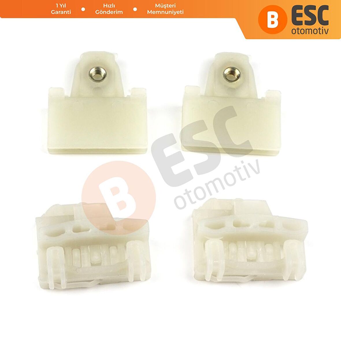 Pontiac İçin 4 Adet Ön Sol Cam Mekanizması ve Taşıyıcı Klipsleri