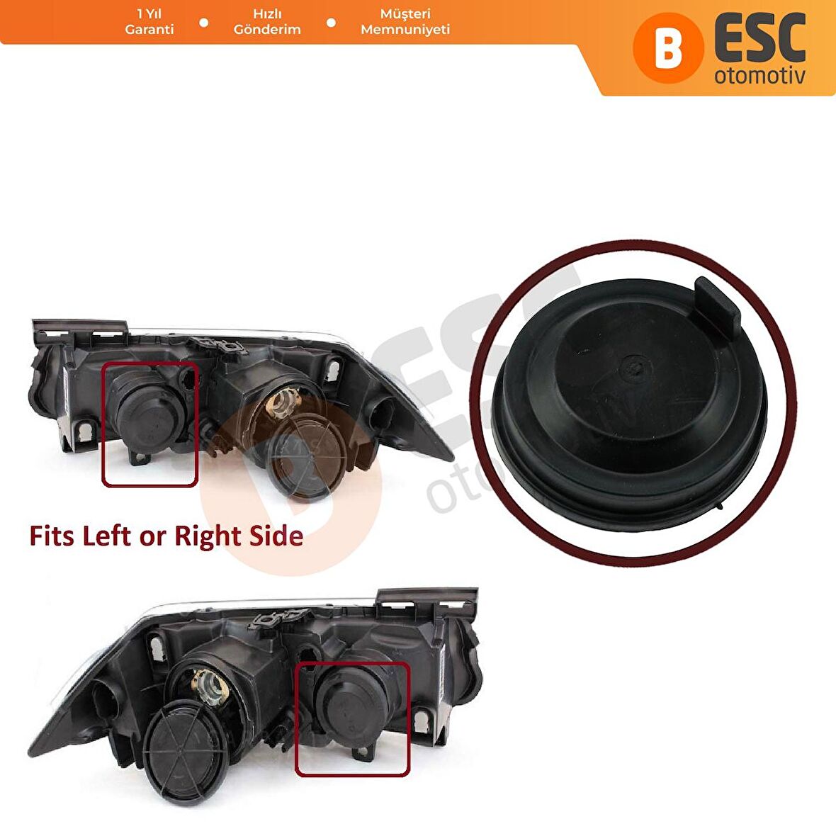 Renault Megane MK2 Scenic MK1 2 7701054677 İçin  Ön Far Toz Koruma Arka Küçük Kauçuk Kapağı