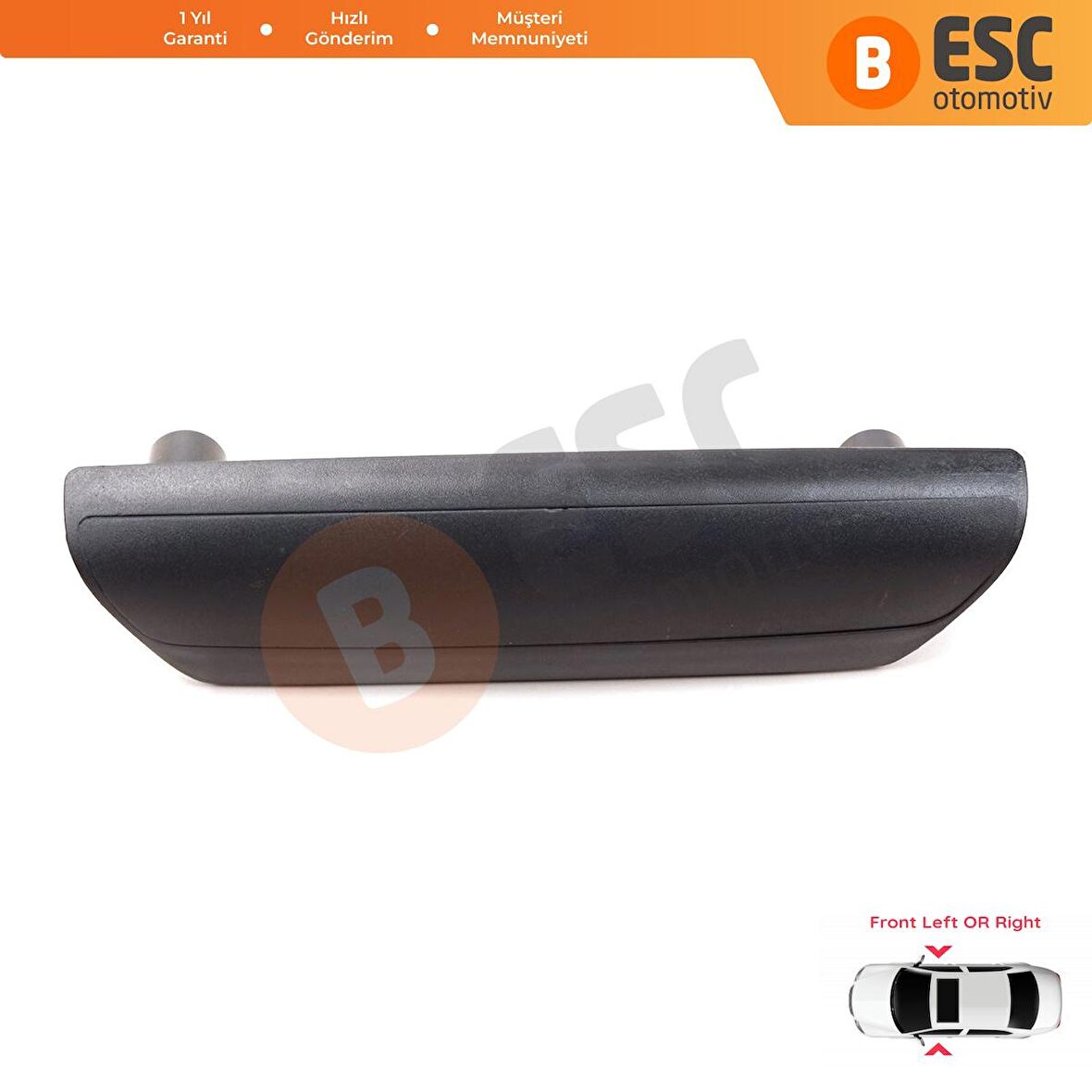 VW Transporter T5 Makyajsız Kasa 2003-2009 İçin Ön İç Kapı Kolu Tutamağı Siyah 7H0867179F 80F