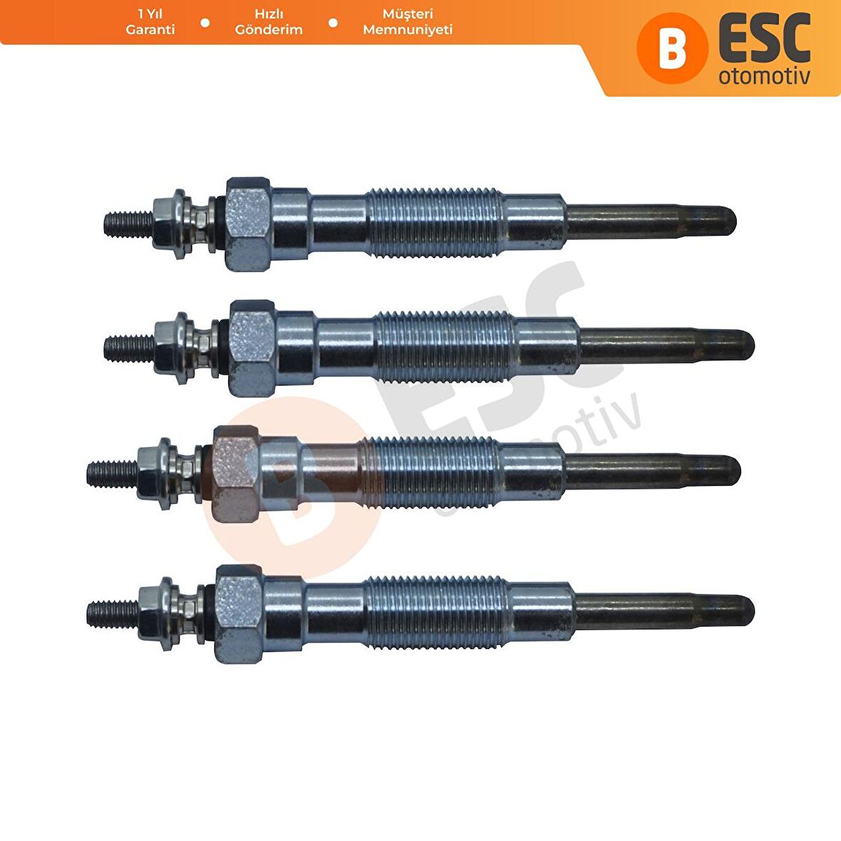 Mitsubishi Hyundai için 4 Adet Isıtma Bujisi 12 Volt MD050212, GV673