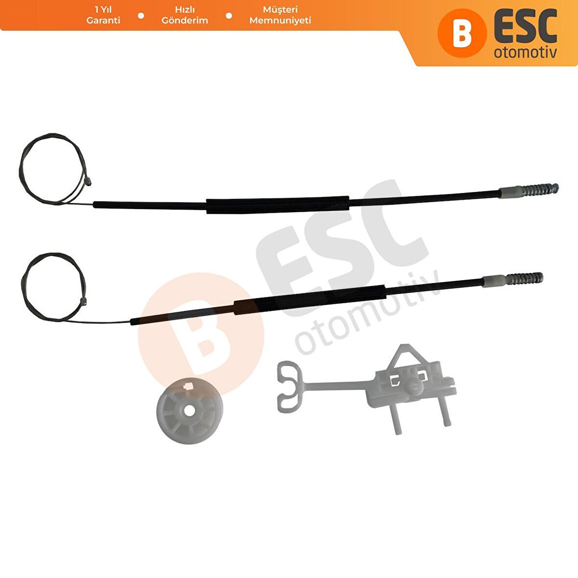Fiat Linea İçin Arka Sol Cam Kriko Seti 51898679