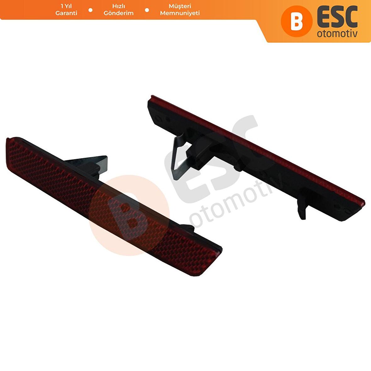 Fiat Doblo MK2 Opel Combo D için Arka Tampon Reflektörü Sağ Sol 51810677, 51810678