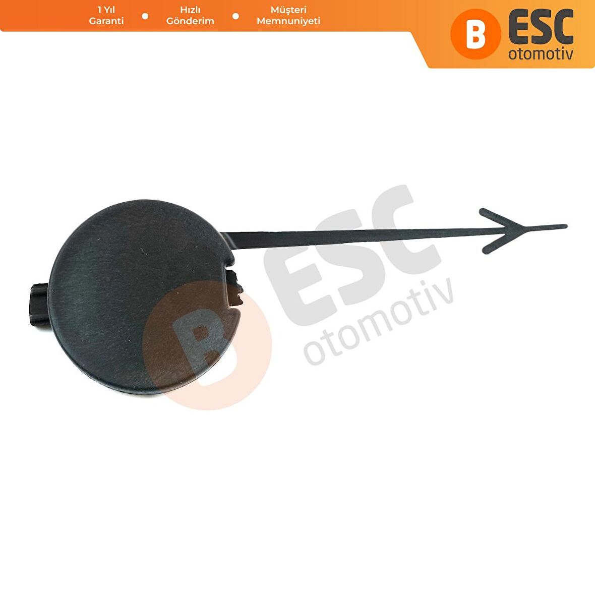 VW Caddy 2003-2010 için Arka Tampon Çeki Demir Kapağı 2K0807441B ASTARLI
