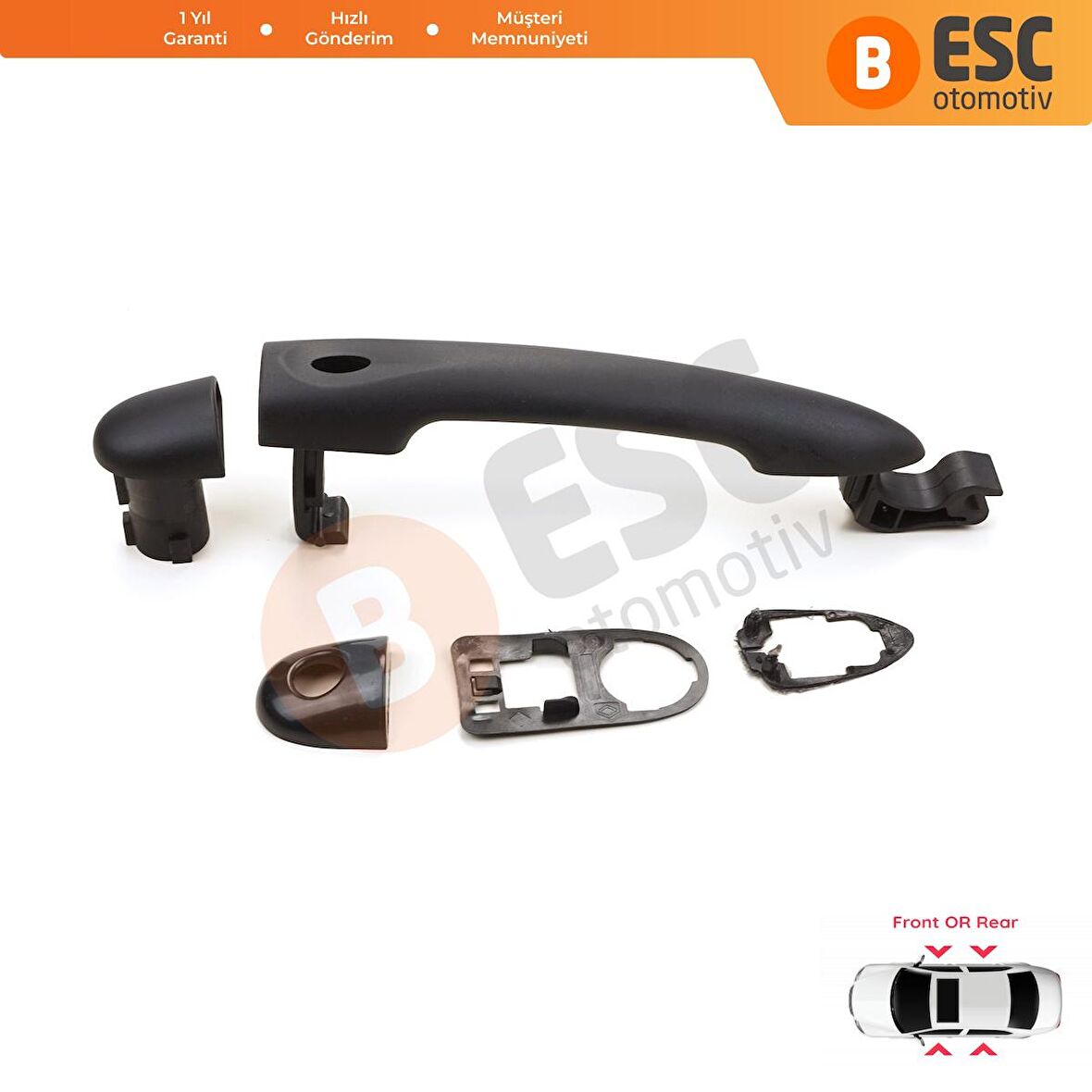 Renault Fluence Megane 3 Clio 4 Scenic 3 Captur 1 için Sensörlü Dış Kapı Açma Kolu Astarlı 806706656