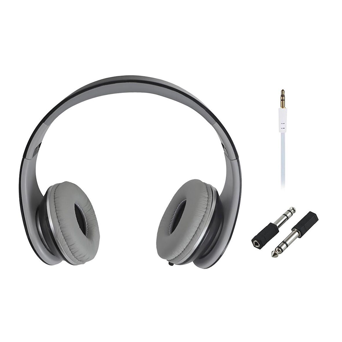 SKYPAL ILUX-30L Piyano Siyah Kulaklığı + Jak Dönüştürücü