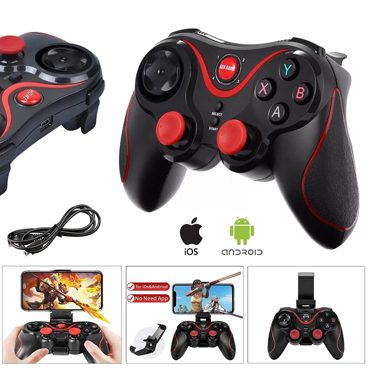 PUBG TELEFON OYUN KOLU GAME PAD BLUETOOTH IOS/ANDROID NARITA A-S6