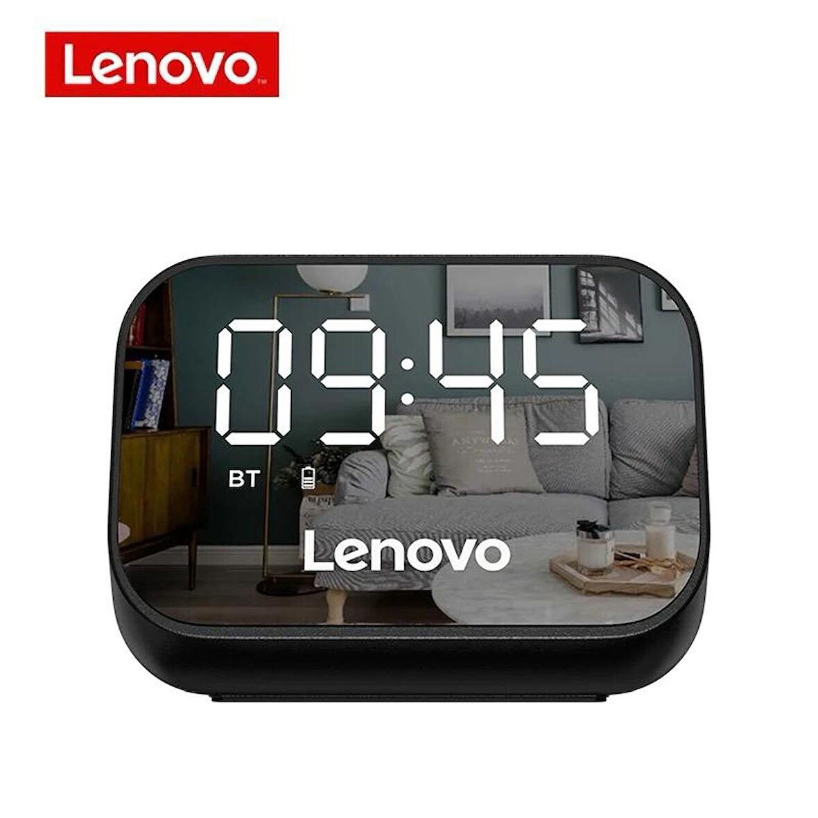 Lenovo TS13 Alarmlı Bluetooth Hoparlör Siyah