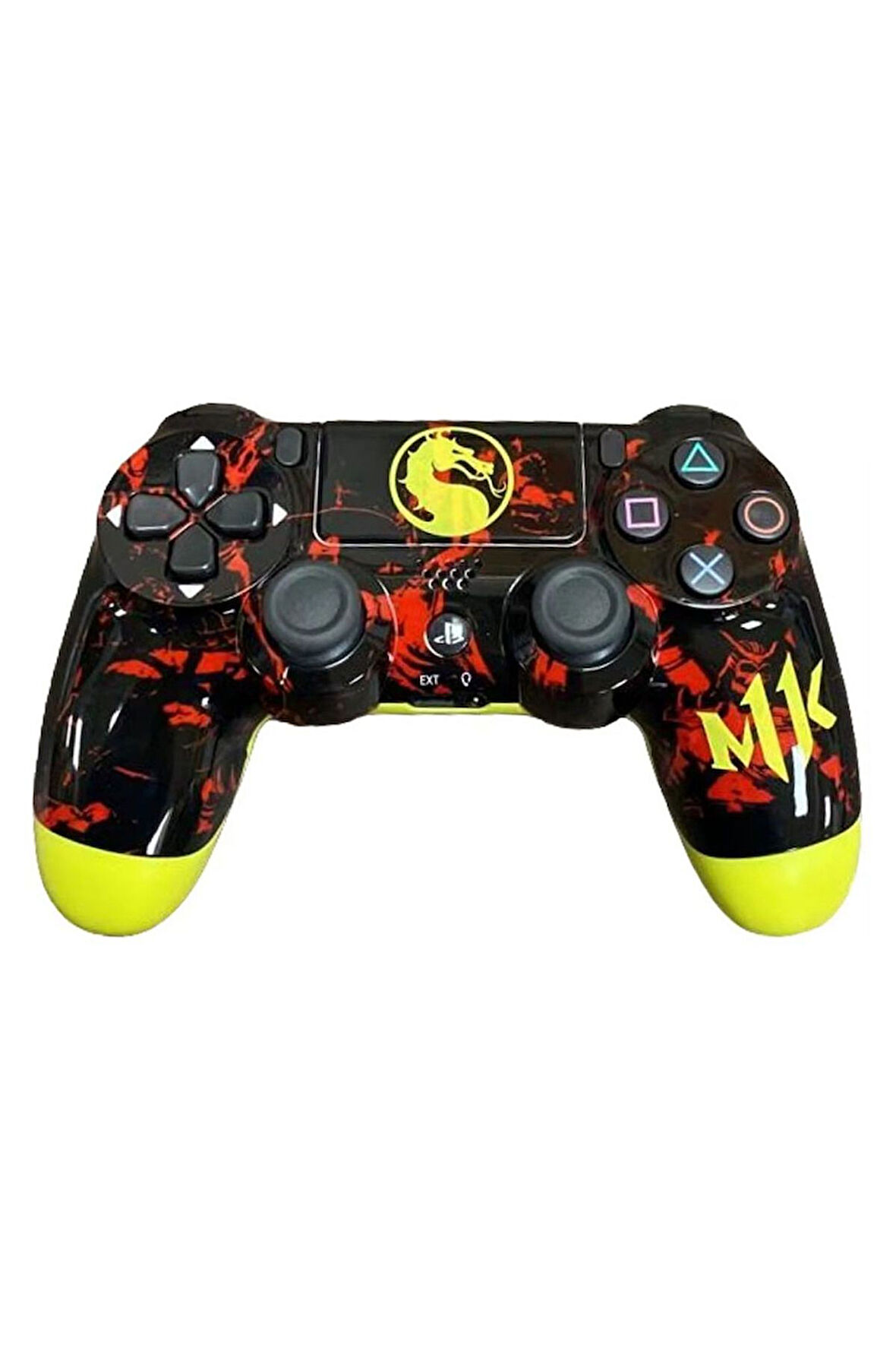 PS4-PC-Android BOX-Android-IOS Telefon Tablet Uyumlu Mortal Kombat Tema Titreşim Bluetooth Oyun Kolu
