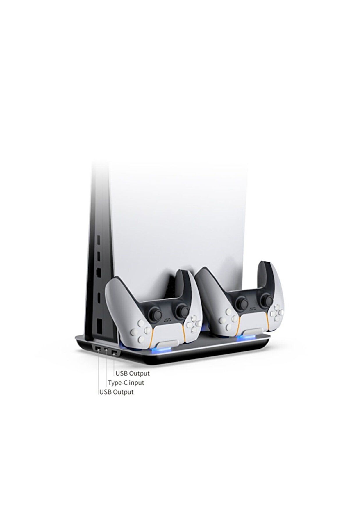 Playstation 5 Multifunctional Konsol Soğutma Standı Ve Oyun Kolu Şarj Istasyonu-tp5-05102