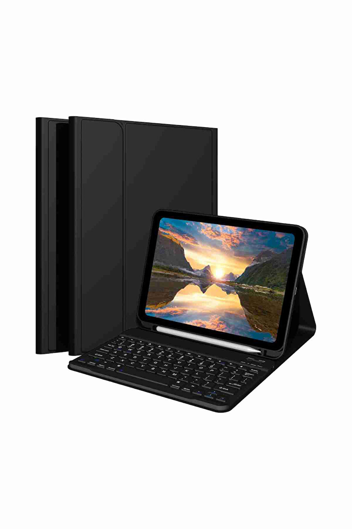 Galaxy Tab A9 Plus Uyumlu X210/X215/X216/X218 Klavyeli Tablet Kılıfı