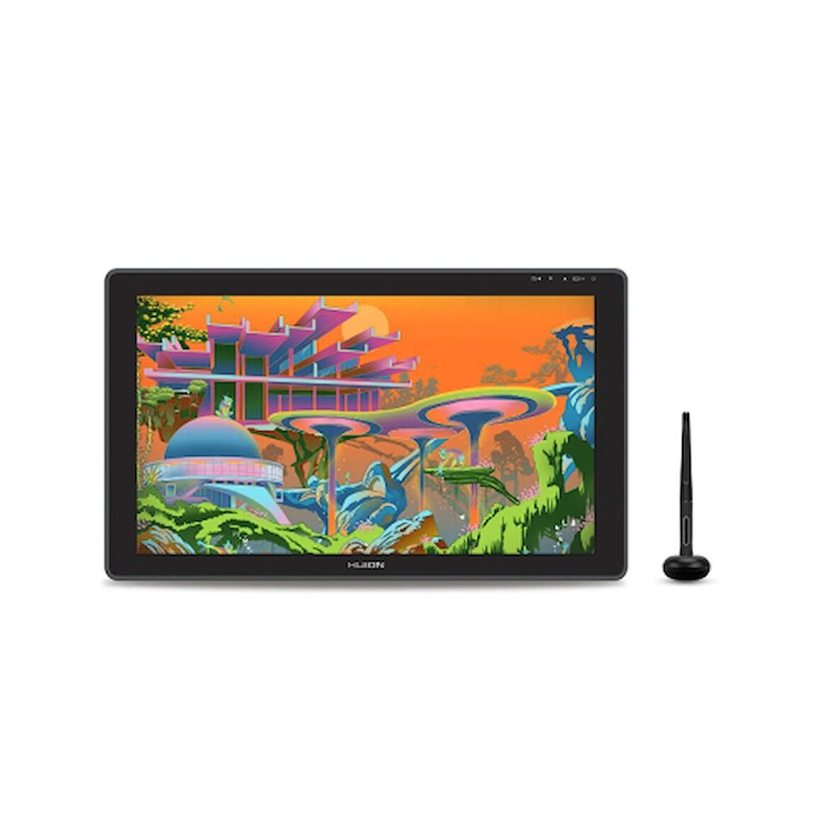 Huion Kamvas 21.5 IPS Panel Full HD LCD Grafik Tablet 8192 Kademe Basınç Hassasiyetli, 120% sRGB, 5080LPI Çözünürlük Grafik Tablet (HUGS2201)