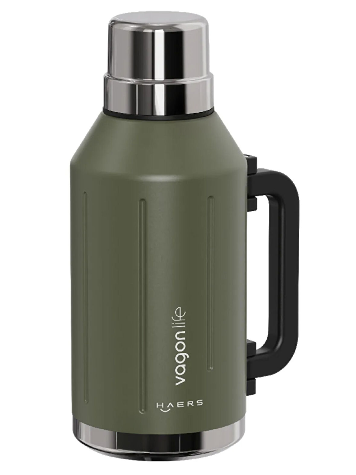 Vagonlife Çelik Termos 1200 ml Yeşil