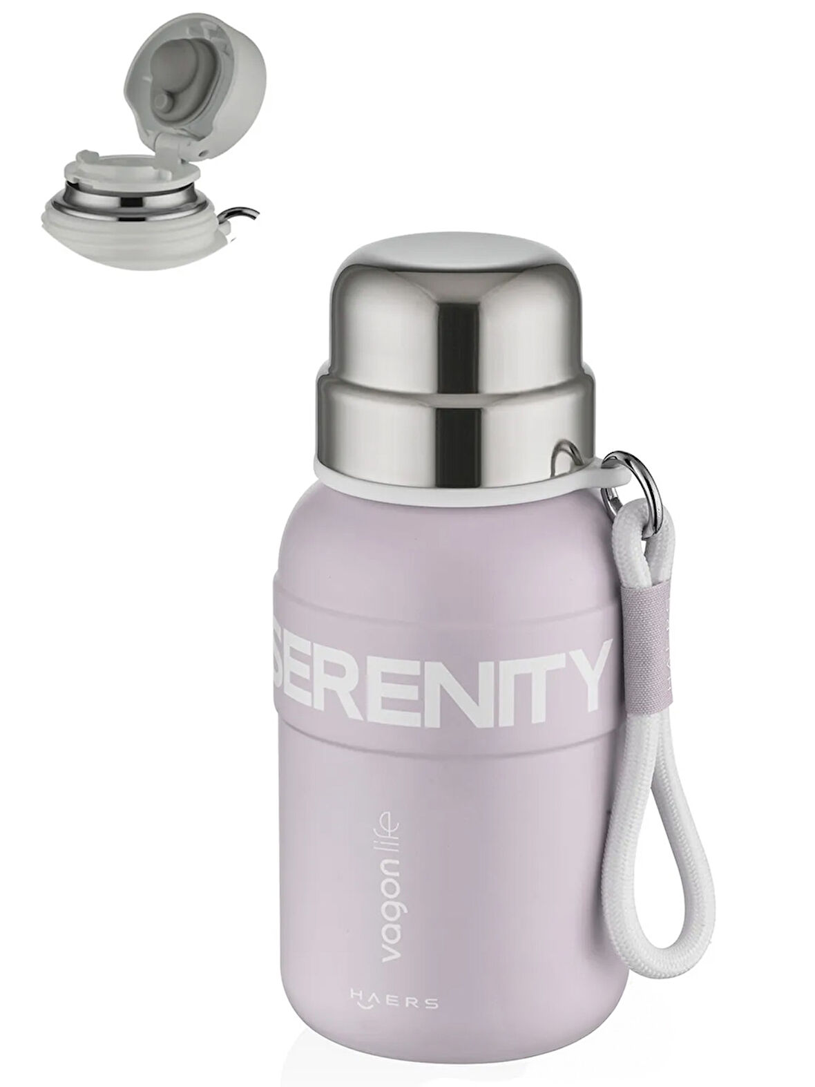 Vagonlife Çelik Termos Matara 600 ml Pembe