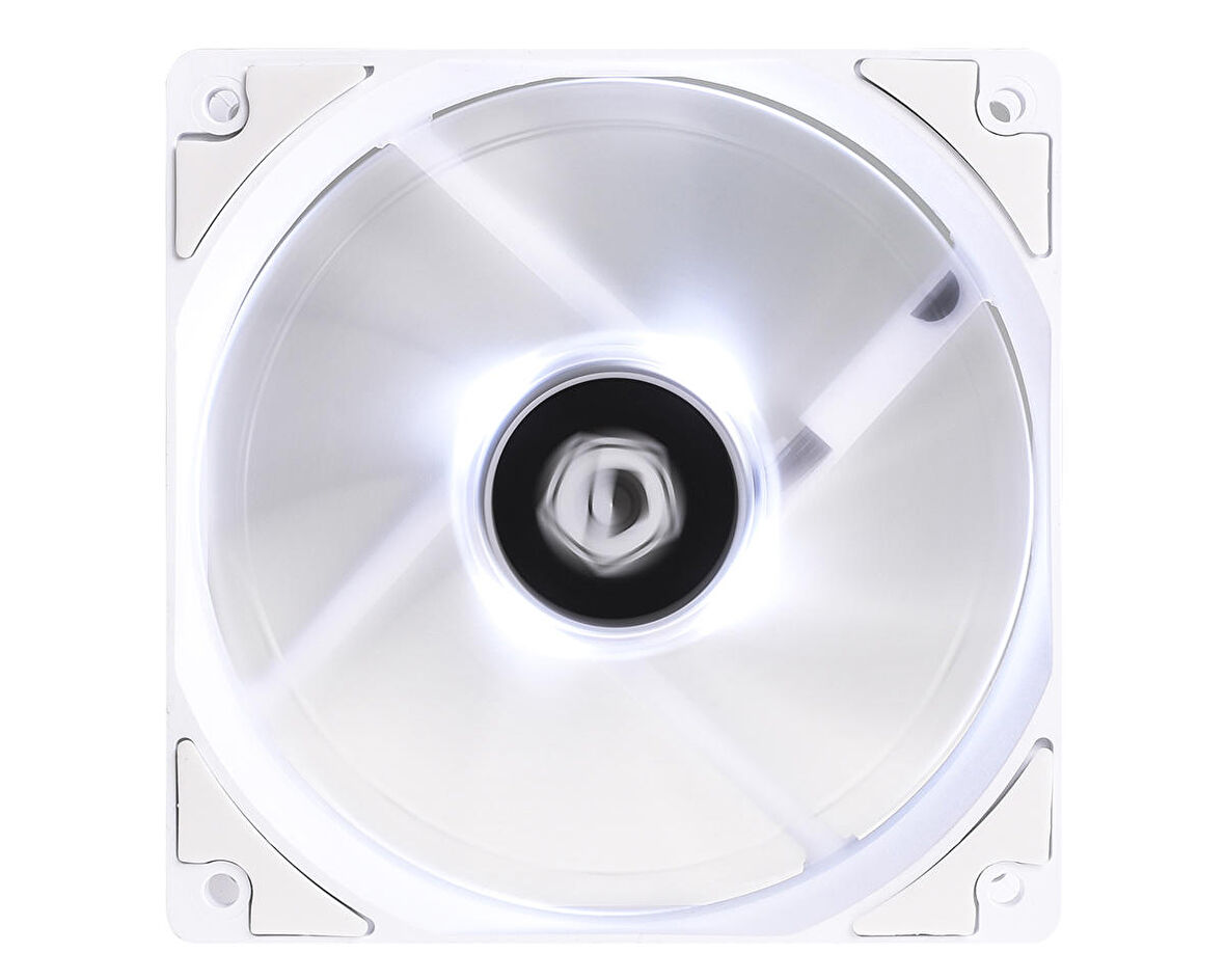ID-COOLING XF-12025-SW 12cm 4Pin PWM Led Beyaz Kasa Fanı
