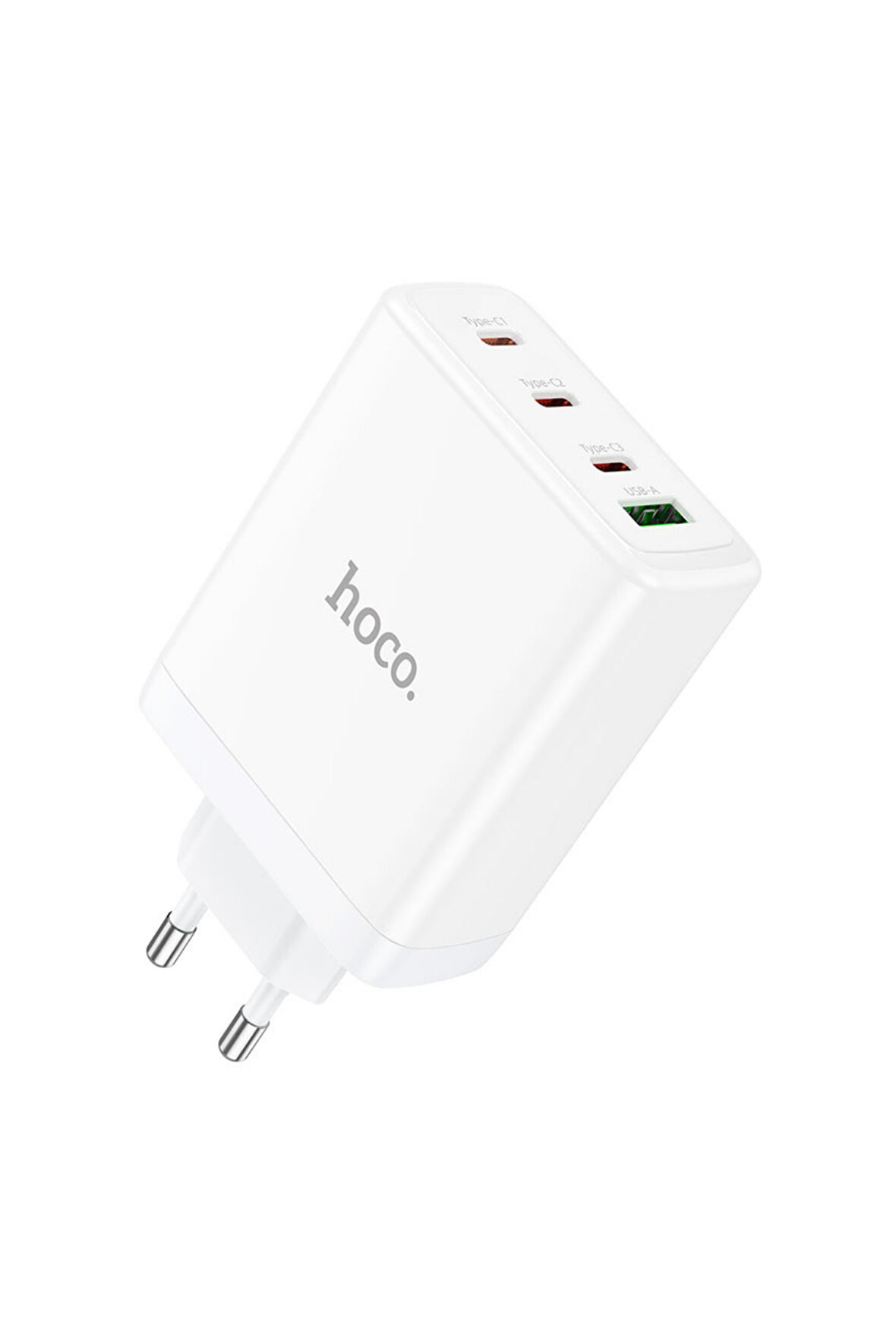 Hoco N31 Leader PD Hızlı Şarj Özellikli 100W Type-C ve USB Şarj Çıkışlı Gan Teknoloji Şarj Başlığı