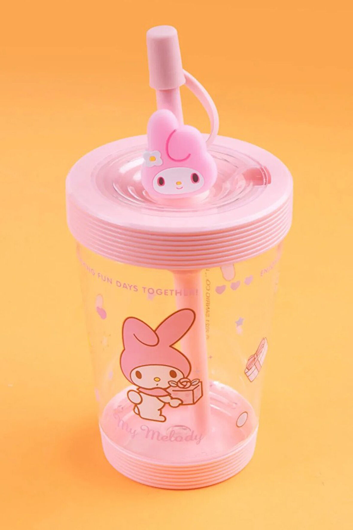 Sanrio Lisanslı Pipetli Plastik Şişe (535ml) - My Melody