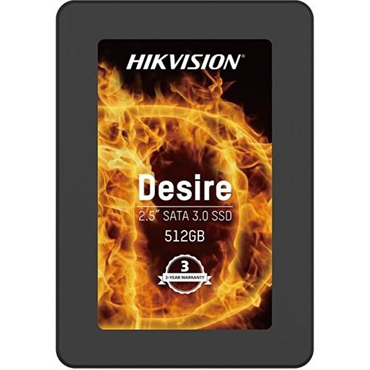 Hikvision SSD Desire 2.5 İnç 512 GB Sata 3.0 500 MB/s 550 MB/s SSD 